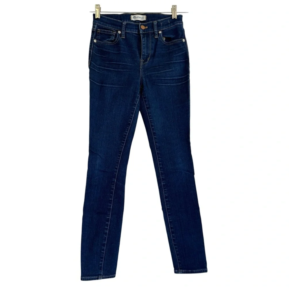 Madewell High Riser Skinny Kingston Wash Womens Jeans Size 26 - Picture 2 of 15